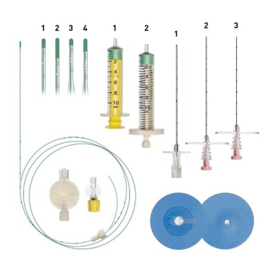 Наборы для эпидуральной анестезии. стандарт. Mini A, B, C, D. Premium